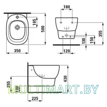 Биде Laufen Mimo (8305510003021) картинка 2